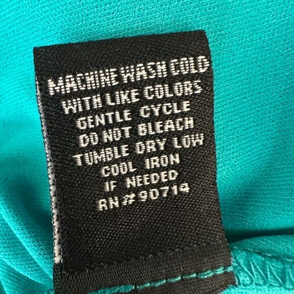 J.B.S. Petites Pull On Dress Multi Colored Size 8P Braided Neckline Detail - Picture 11 of 12